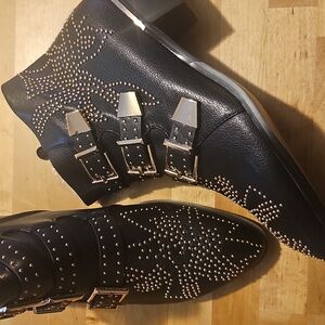 Black Studded Women’s Ankle Boots